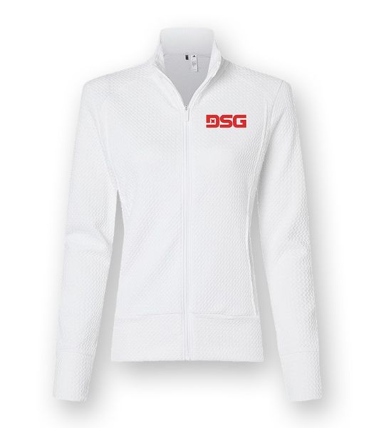 Picture of A1007 - Adidas Ladies Textured Full Zip Jacket