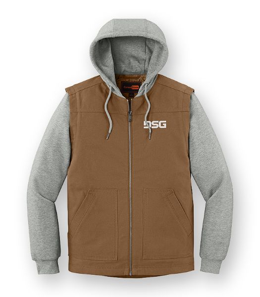 Picture of CSJ42 - Duck Fleece Full Zip Hooded Jacket