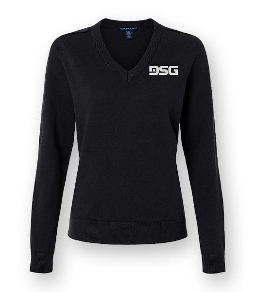 Picture of DG445W - Ladies V-Neck Sweater