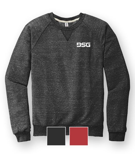 Picture of 91MR - Snow Heather French Terry Crewneck Sweatshirt