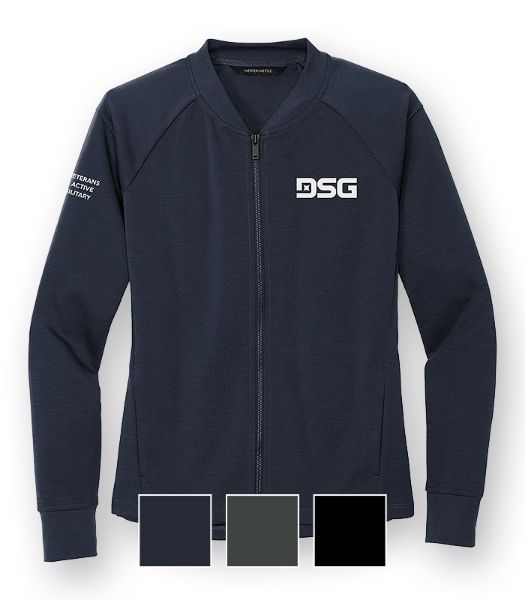 Picture of MM3001 - Ladies Double-Knit Bomber